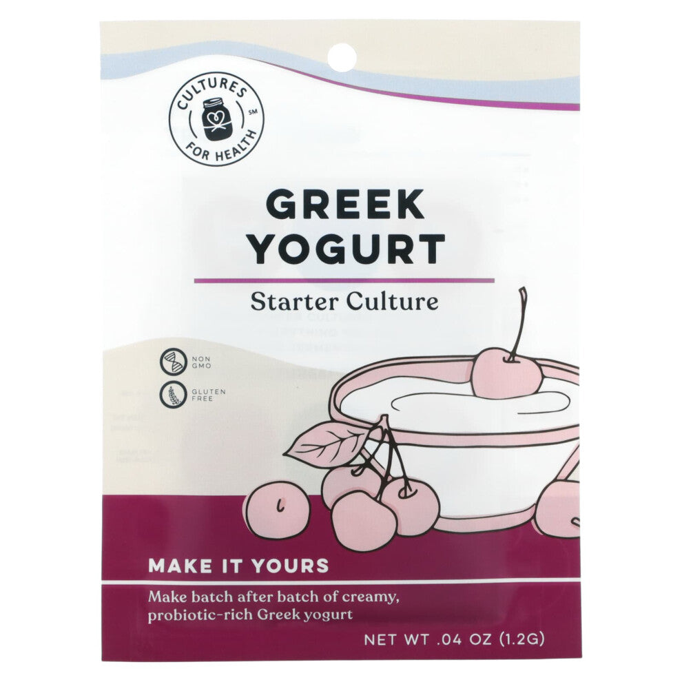 Cultures for Health, Greek Yogurt, 2 Packets, .04 oz (1.2 g)