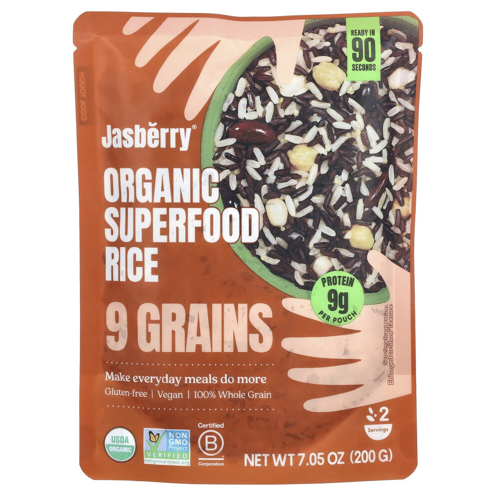 Jasberry, Organic Superfood Rice, 9 Grains, 7.05 oz (200 g)