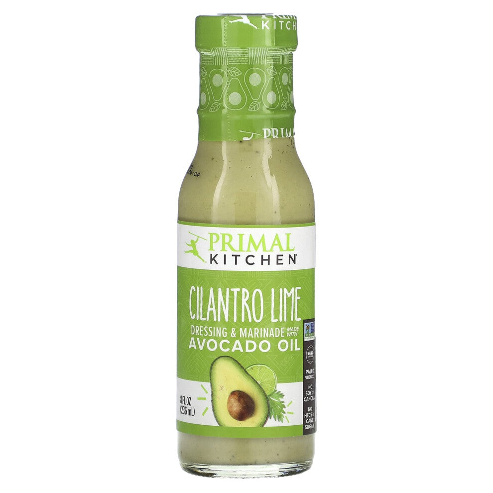 Primal Kitchen, Dressing & Marinade Made with Avocado Oil, Cilantro Lime, 8 fl oz (236 ml)