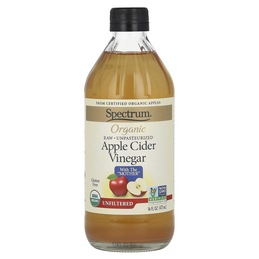 Spectrum Culinary, Organic Apple Cider Vinegar, Unfiltered, 16 fl oz (473 ml)