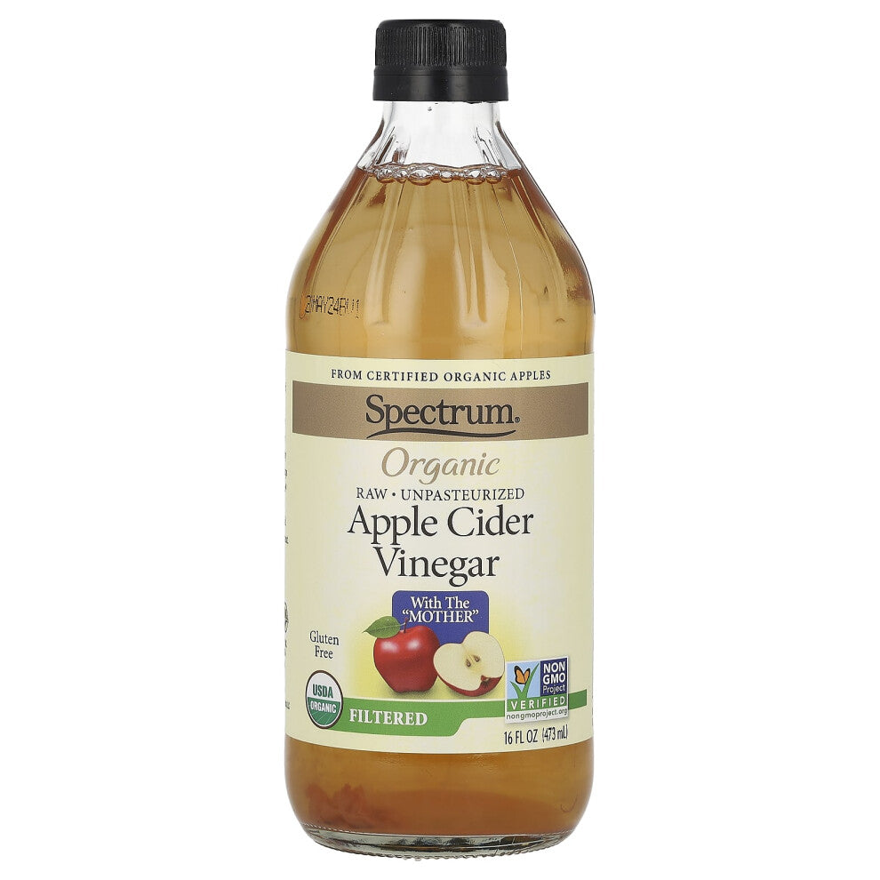 Spectrum Culinary, Organic Apple Cider Vinegar, Filtered, 16 fl oz (473 ml)
