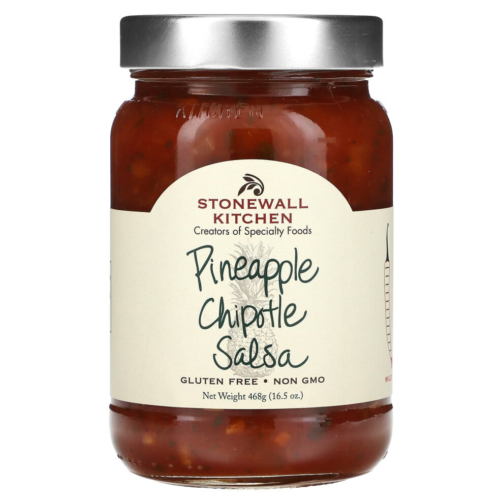 Stonewall Kitchen, Pineapple Chipotle Salsa, Mild, 16.5 oz (468 g)