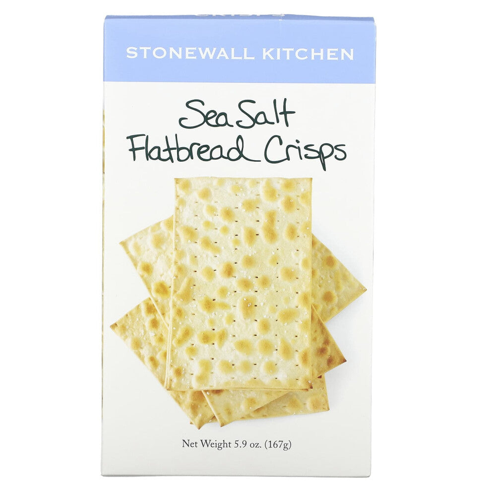 Stonewall Kitchen, Sea Salt Flatbread Crisps, 5.9 oz (167 g)