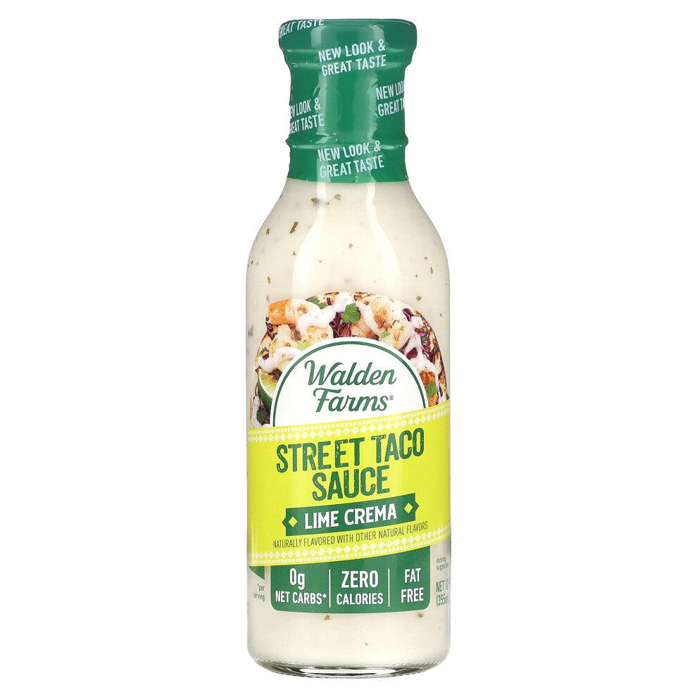 Walden Farms, Street Taco Sauce, Lime Crema, 12 fl oz (355 ml)