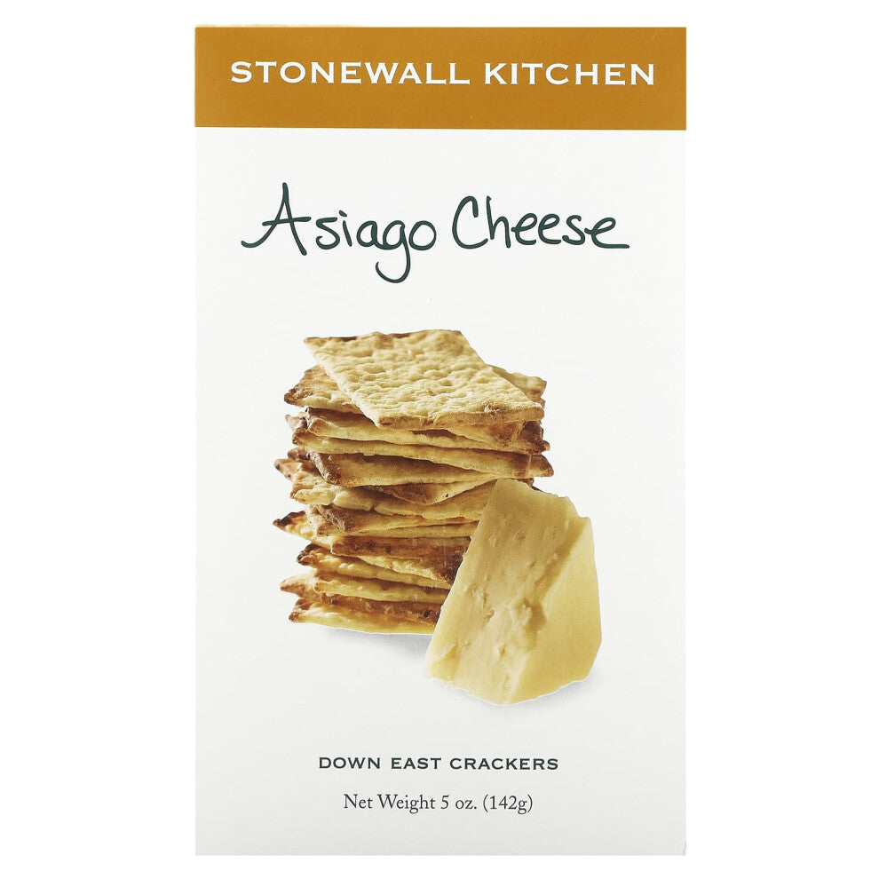 Stonewall Kitchen, Down East Crackers, Asiago Cheese , 5 oz (142 g)