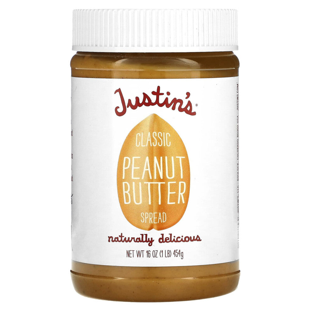 Justin's Nut Butter, Classic Peanut Butter Spread, 16 oz (454 g)