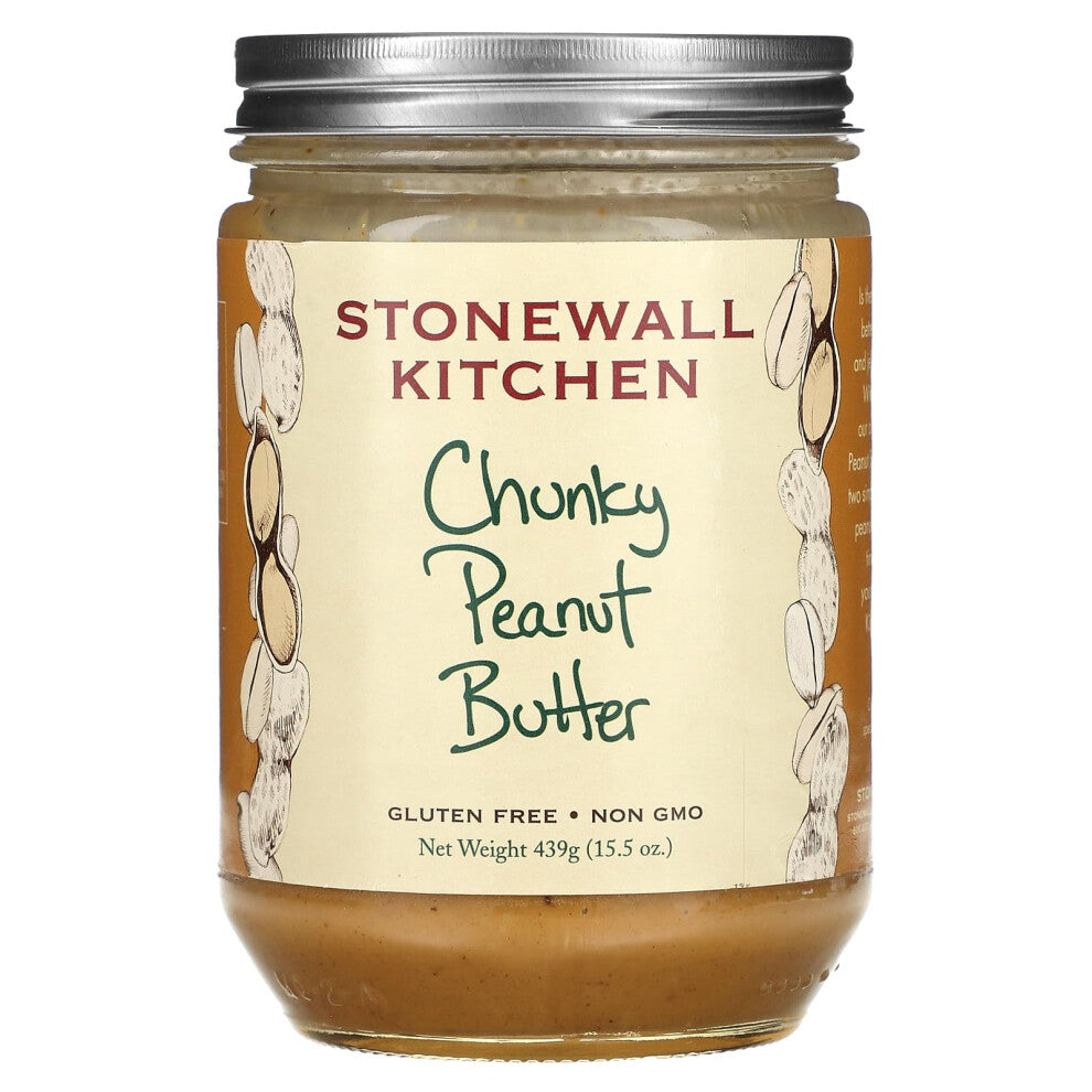 Stonewall Kitchen, Chunky Peanut Butter, 15.5 oz (439 g)