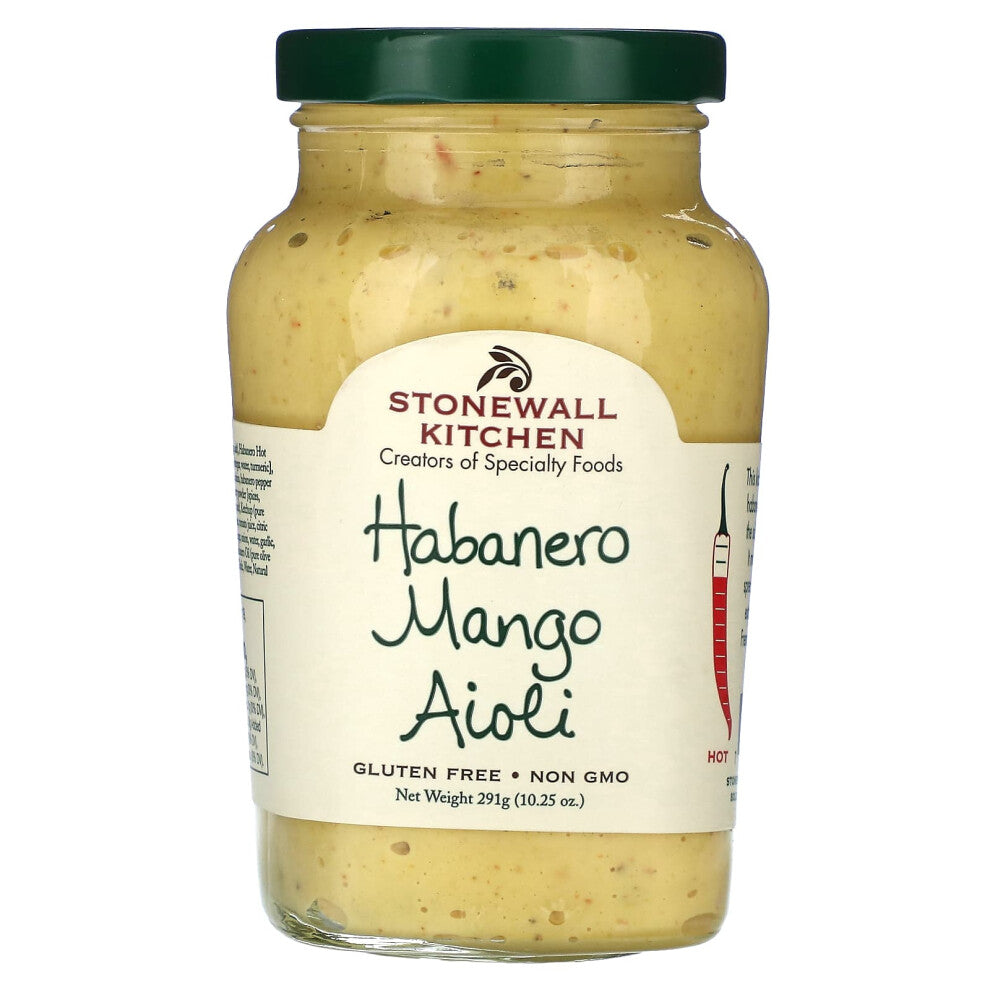 Stonewall Kitchen, Habanero Mango Aioli, Hot, 10.25 oz (291 g)
