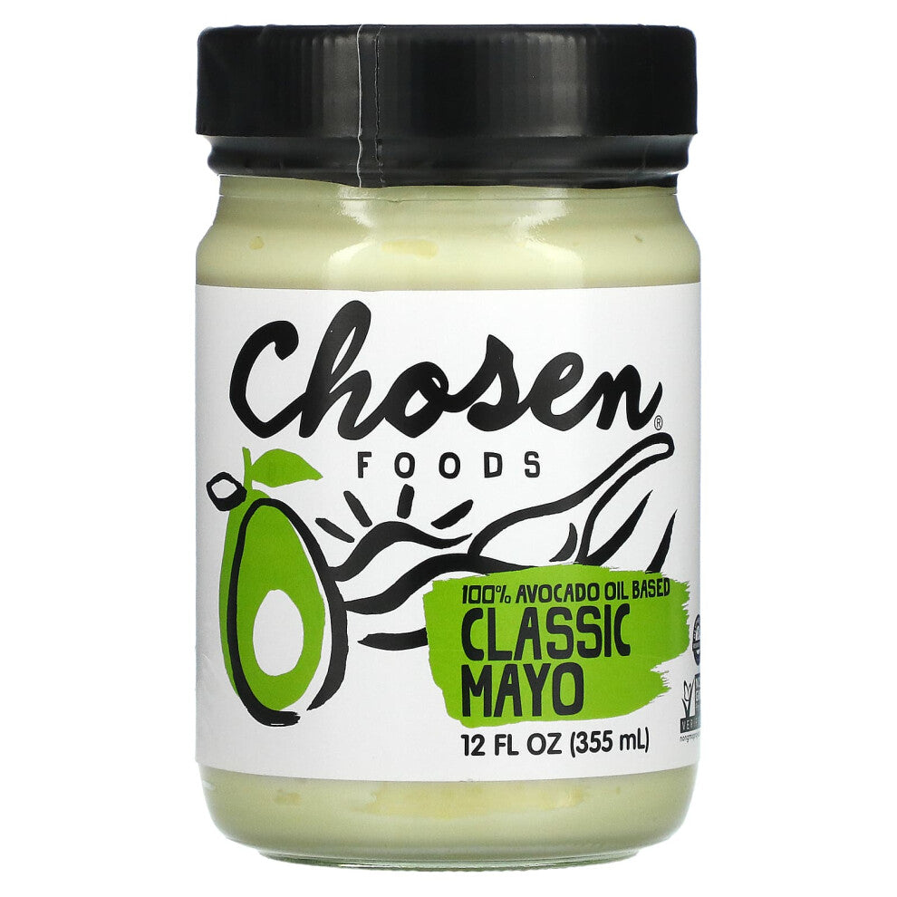 Chosen Foods, 100% Avocado Oil Based, Classic Mayo, 12 fl oz (355 ml)