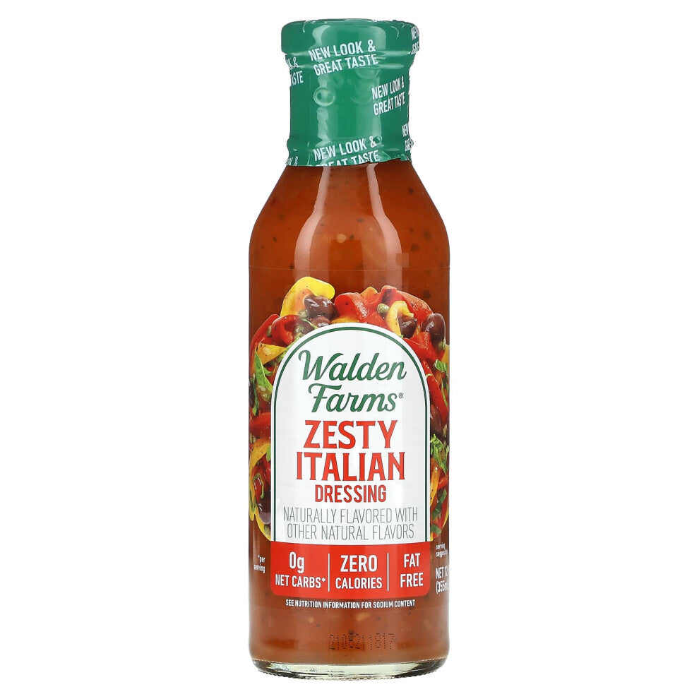 Walden Farms, Zesty Italian Dressing, 12 fl oz (355 ml)