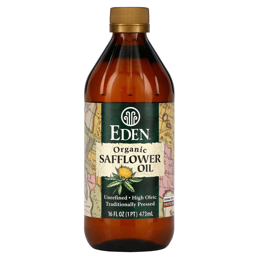 Eden Foods, Organic Safflower Oil, Unrefined, 16 fl oz (473 ml)