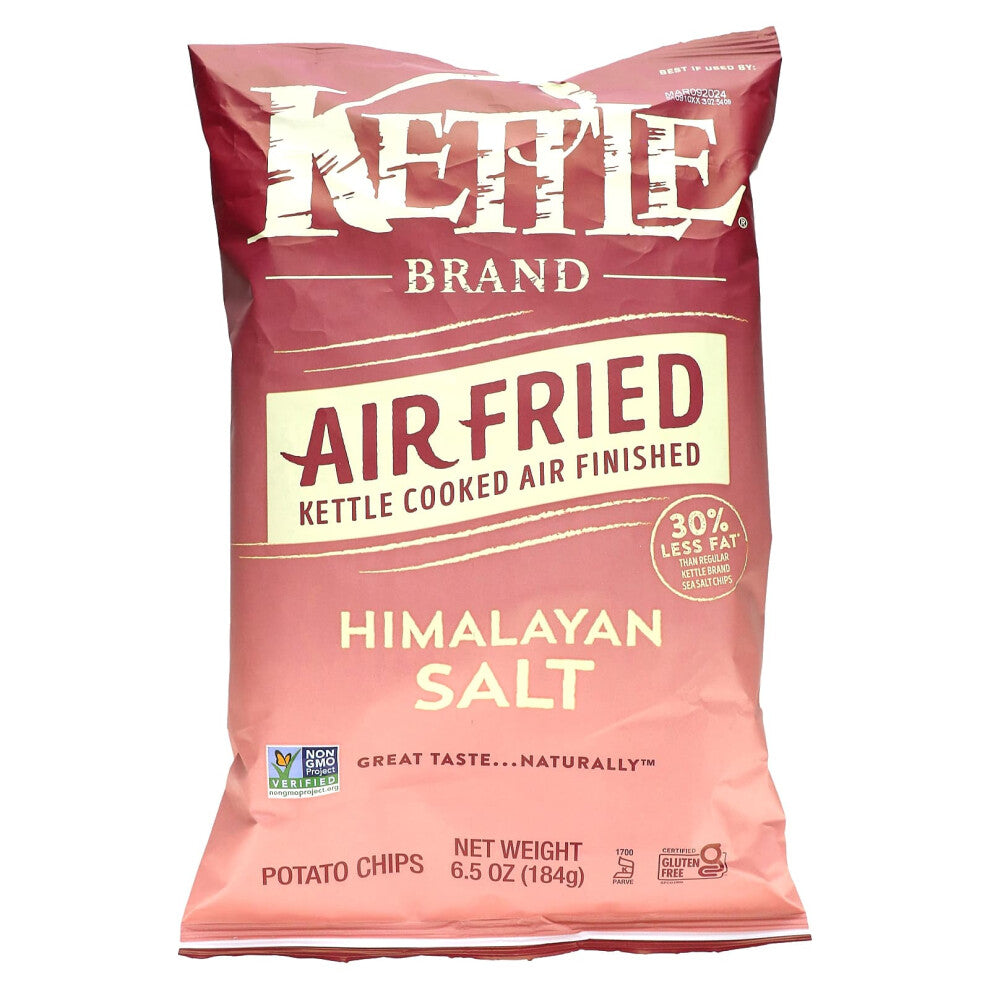 Kettle Foods, Air Fried Potato Chips, Himalayan Salt, 6.5 oz (184 g)