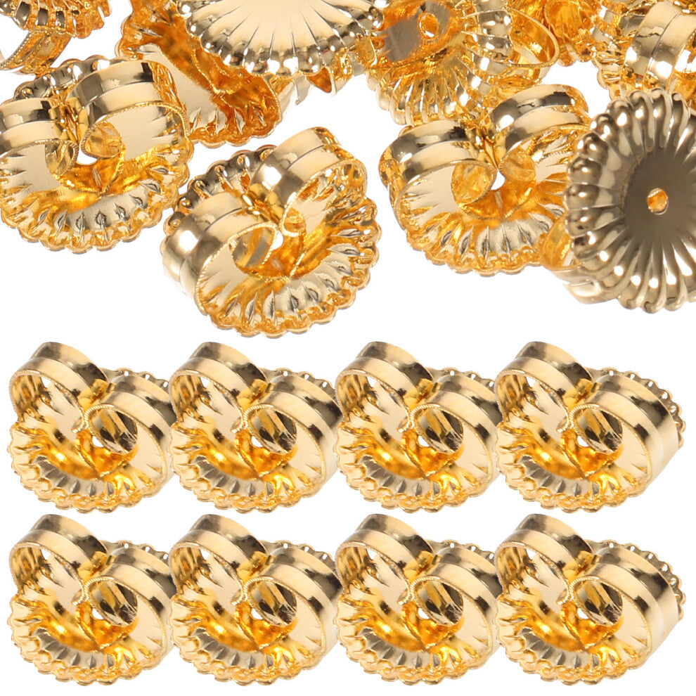 20pcs Earring Golden Clear Conch Copper Hoops