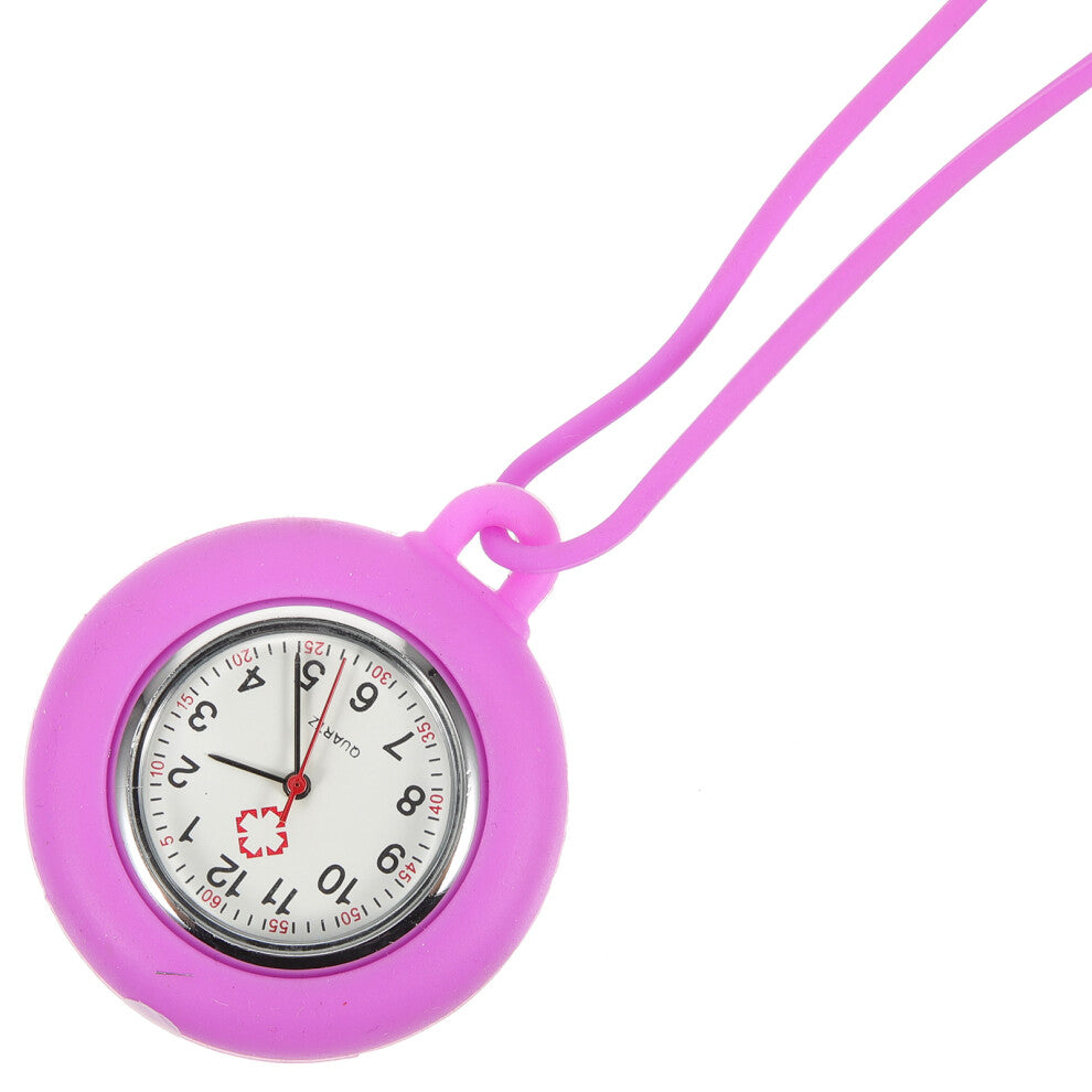 Women's Watch Simple Design Nurse Hanging Watches Violet 1pc