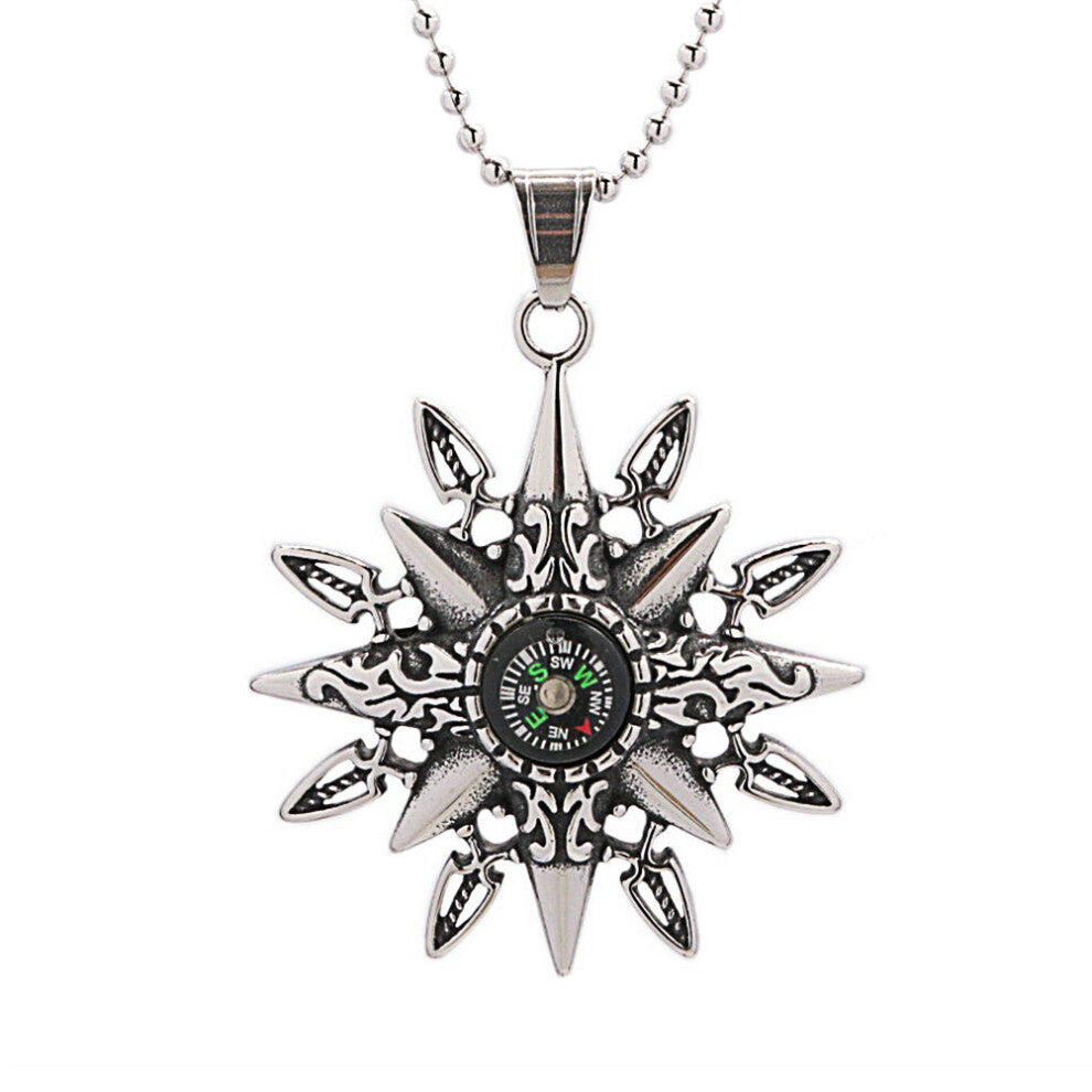 Necklace Pendant Accessories Pirate Man Titanium Steel