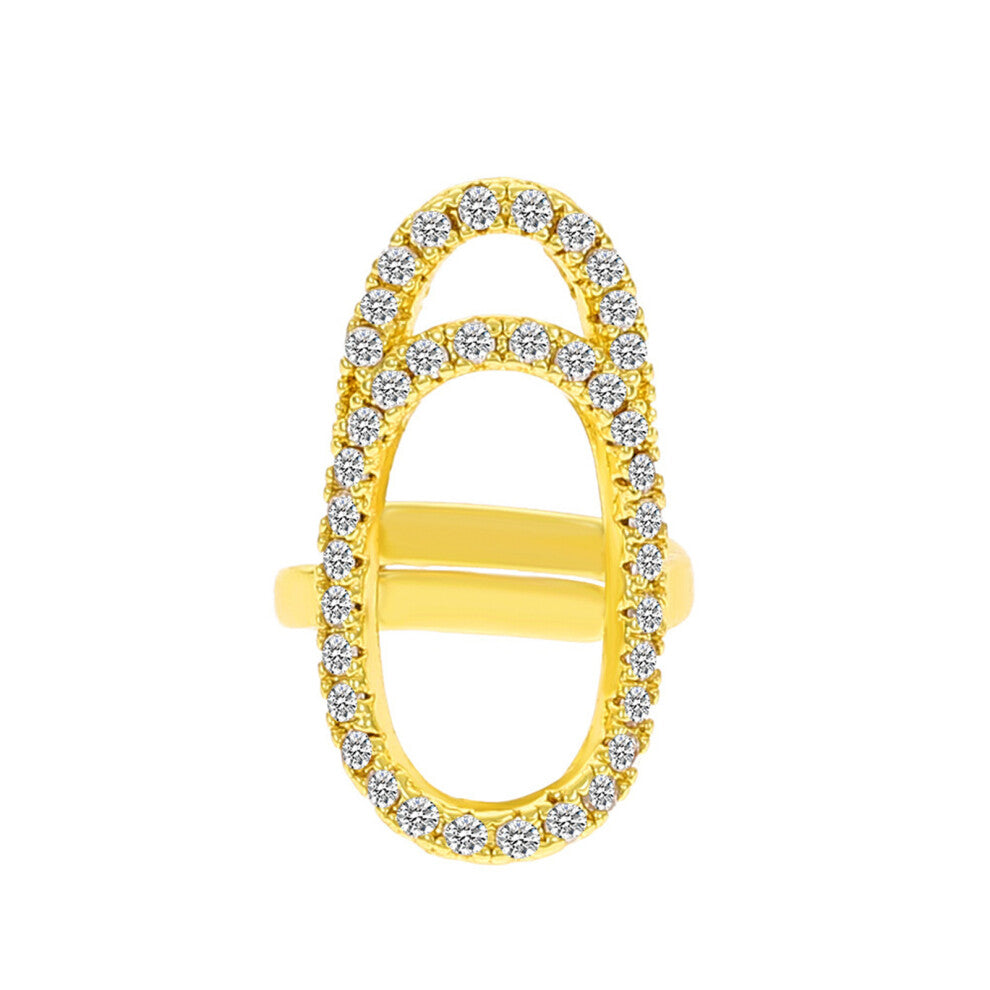 (04goldenKY1737) Luxury Nail Rings For Women Versatile And Chic Accessories Makes Easy