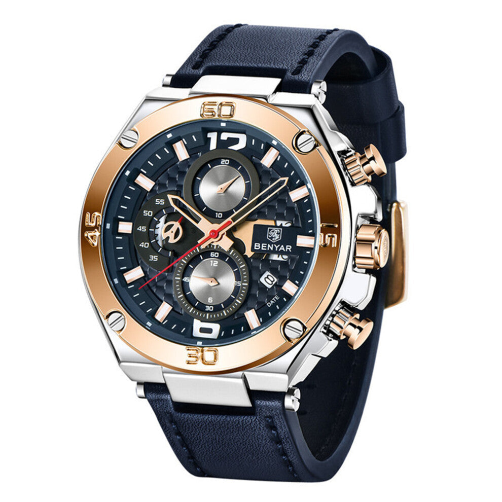 Watches Men Chronograph Quartz Wristwatches for Men Watch Bracelet