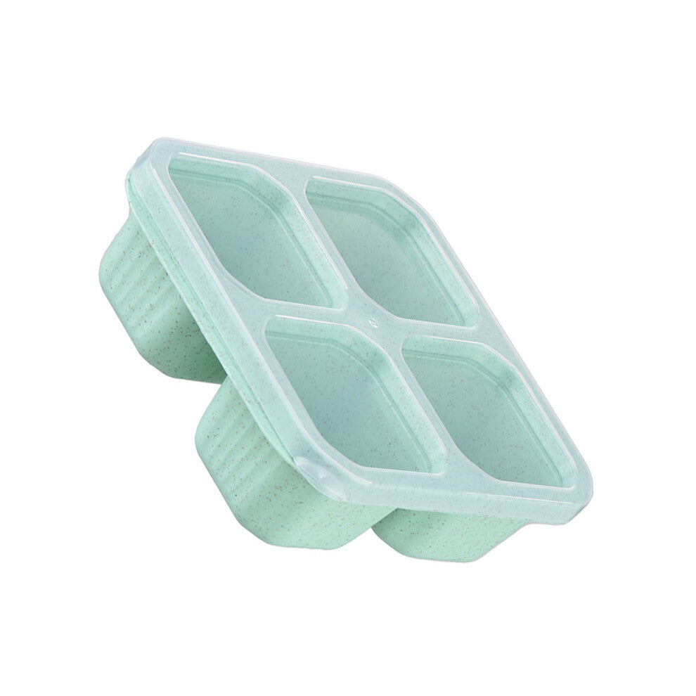 (green) Snack Cake Fruit Refrigerator Fresh-keeping Box PP Candy Box Without