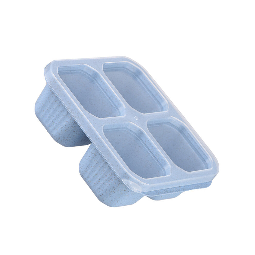 (blue) Snack Cake Fruit Refrigerator Fresh-keeping Box PP Candy Box Without