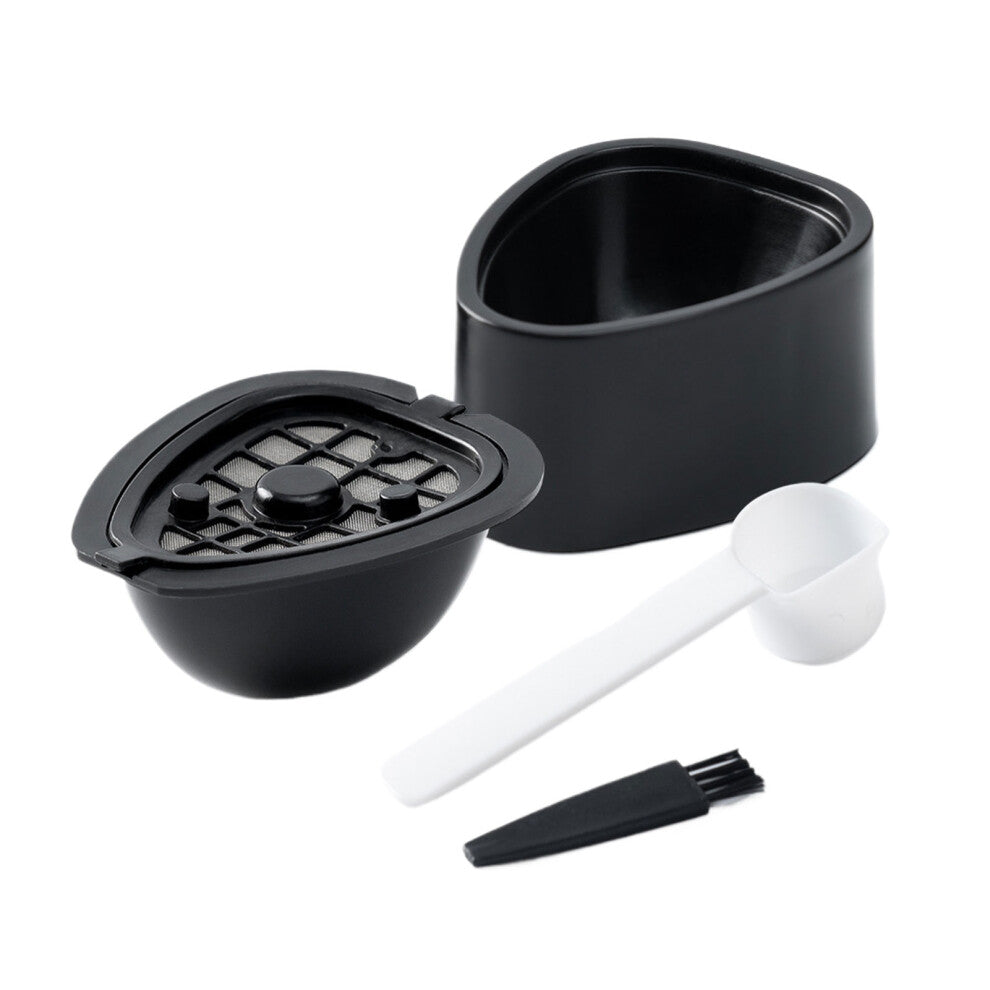 (type2) Capsule Filter Stainless Steel Filter Screen For Coffee And Tea Black