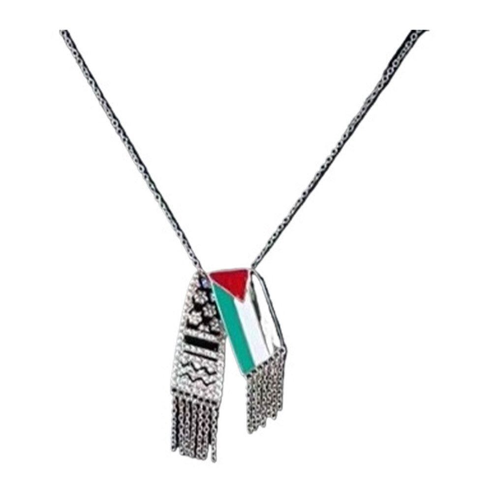 (Steel color) Trendy National Necklace For Clothing Accessories Gold Trendy And Cool