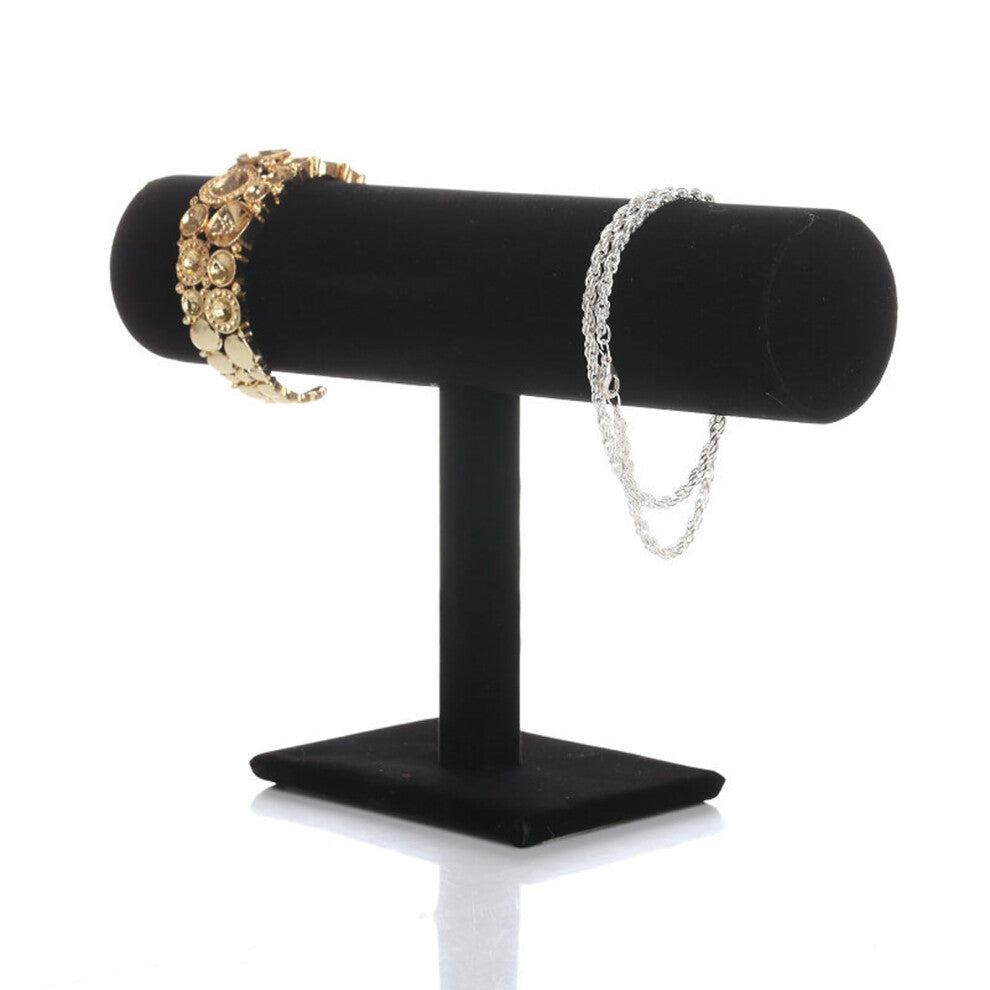Armband Display Stand Black 23.5x15.5cm, Jewelry Stand for Watches, Armbands, Hairbands, Necklaces Organizer