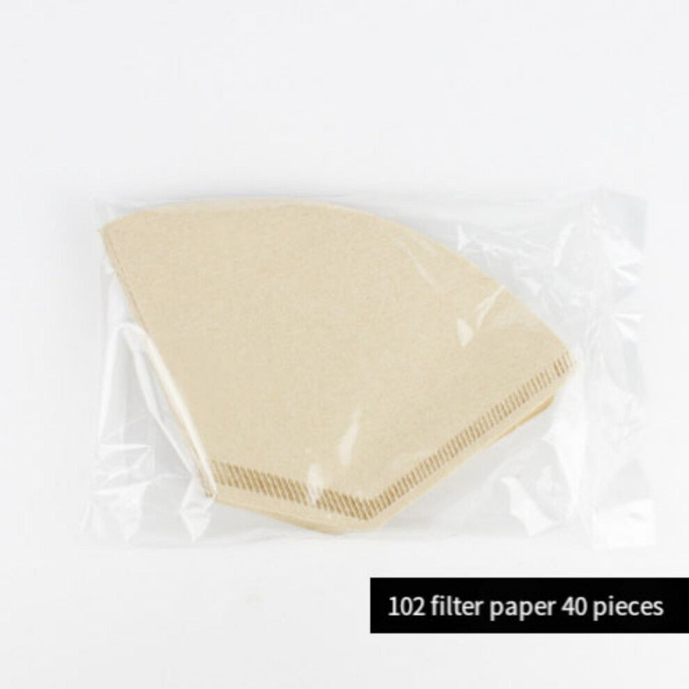 (A) Conical Coffee Filter Optimization Thickened Fan Filter Coffee Filter Paper Wood Pulp Making American-Hand-Machine Coffee Filter Bag