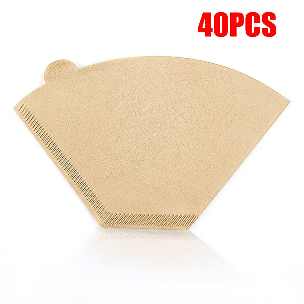 (C) Conical Coffee Filter Optimization Thickened Fan Filter Coffee Filter Paper Wood Pulp Making American-Hand-Machine Coffee Filter Bag