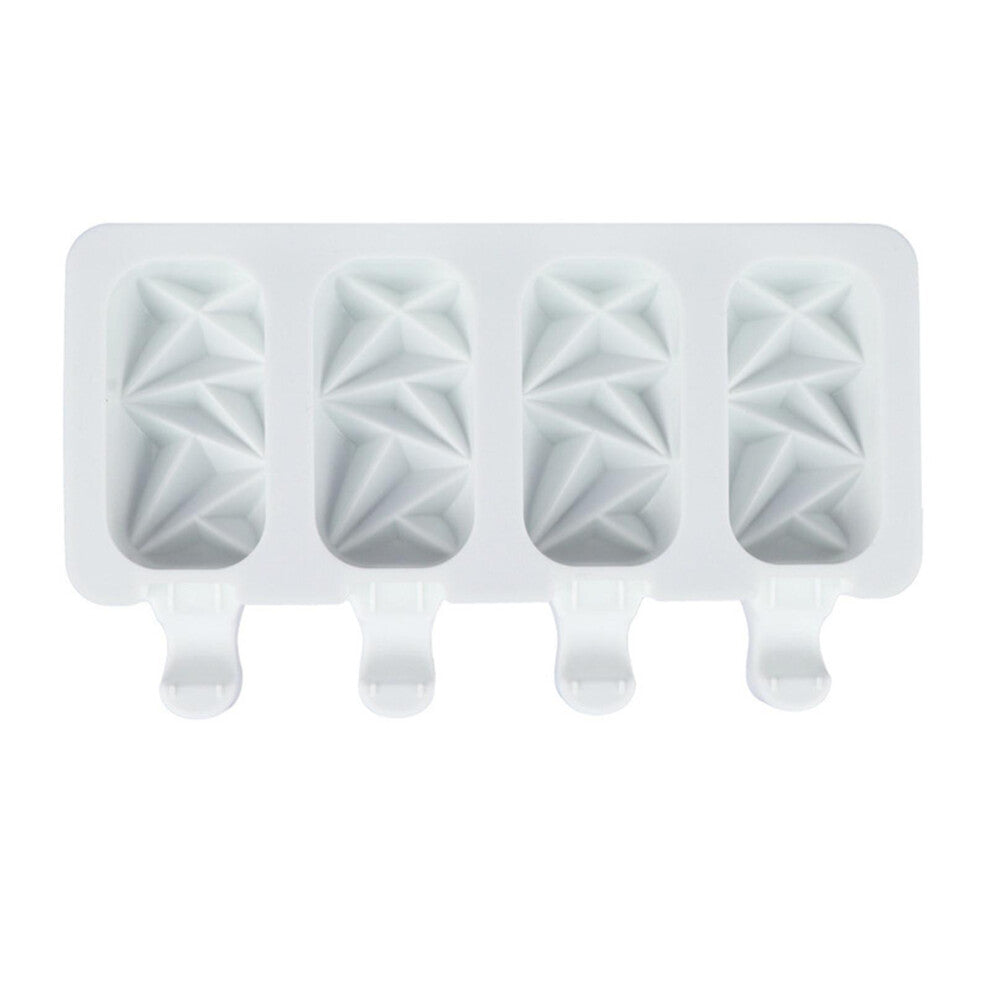 (C) DIY 4 Homemade Ice Cream Chocolate Candy With 20 Wooden Sticks