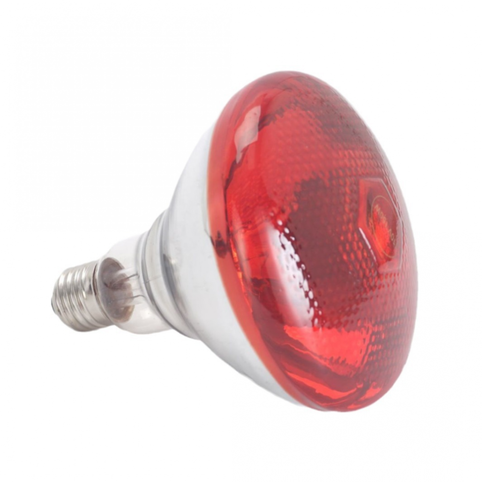 220V 100 - 275 Watts E27 Infrared Red Heat Lamp for Chickens, Brooder Coop, Chicks, Pet Reptiles