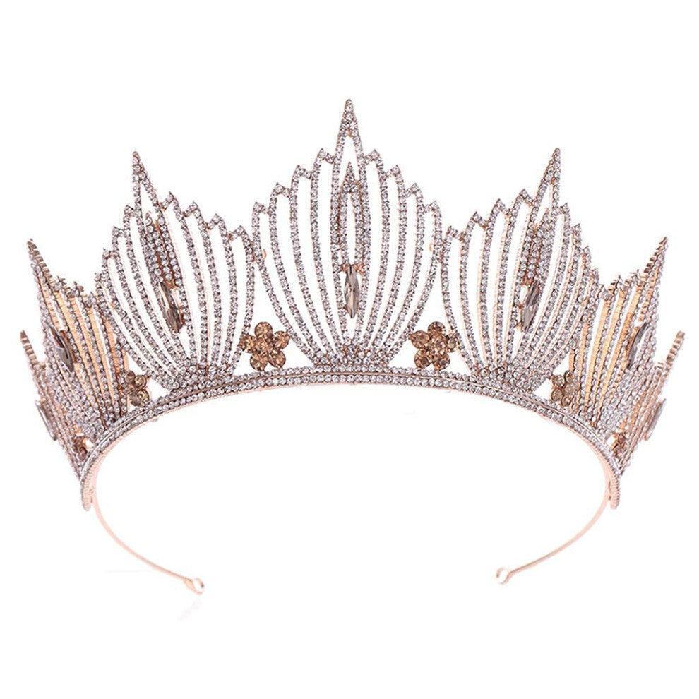 Wedding Hair Accessories Queen Princess Tiara Diadems for Women Bridal Party Hair Jewelry