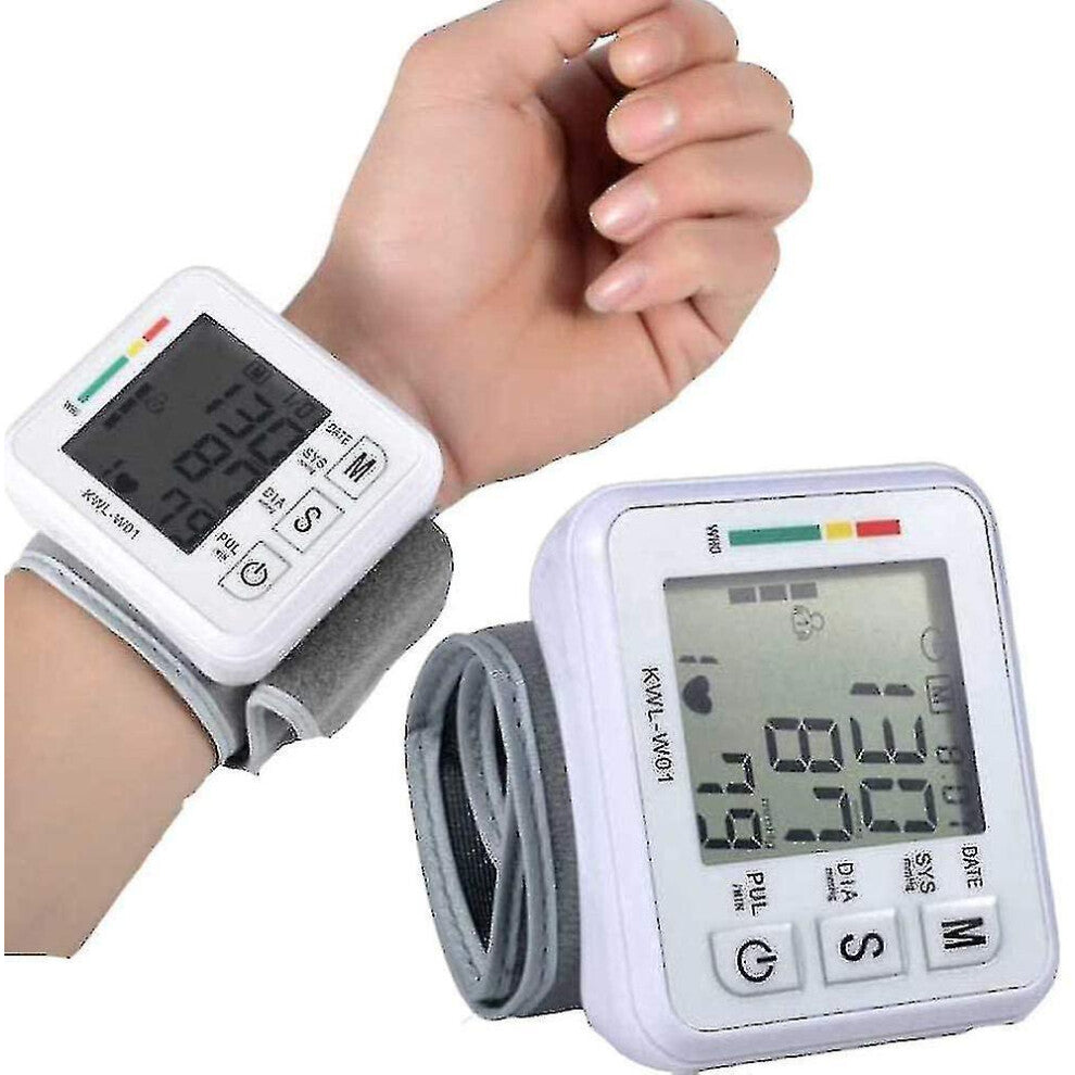 Blood Pressure Monitor, With Adjustable Bracelet And Lcd Display-DYDZ