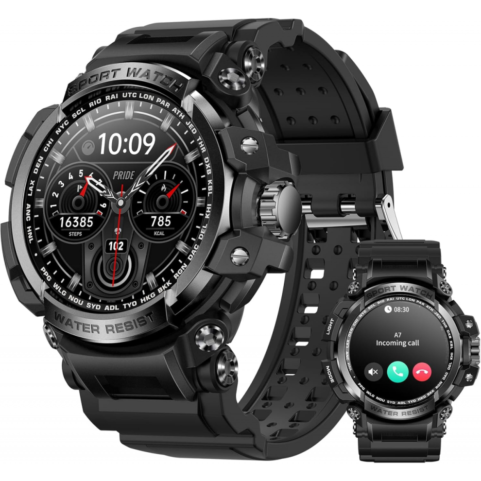 LC16 1.32 inch IP68 Waterproof Sports Outdoor Sport Smart Watch, Support Bluetooth Calling - Heart Rate Monitoring