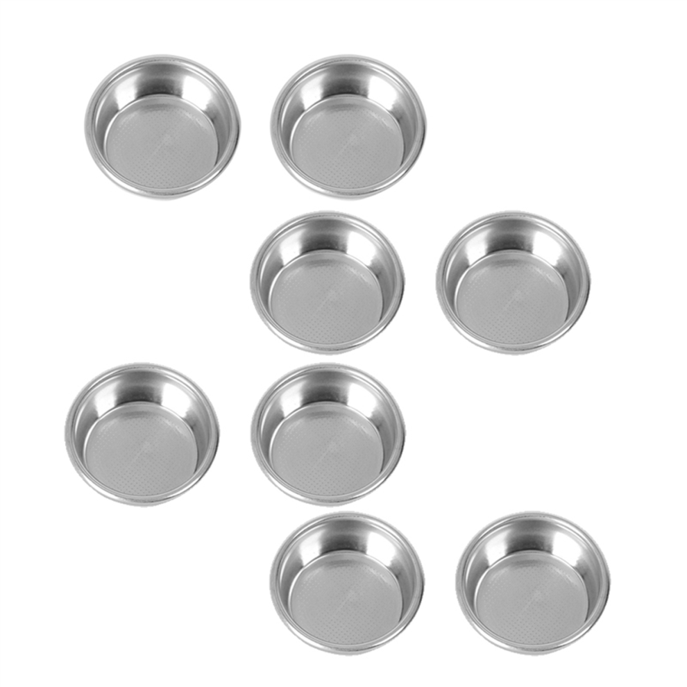 8Pack 54mm Filter Basket for Sage 870-875-878-880 Semi-Automatic Coffee Machine Bottomless Handle