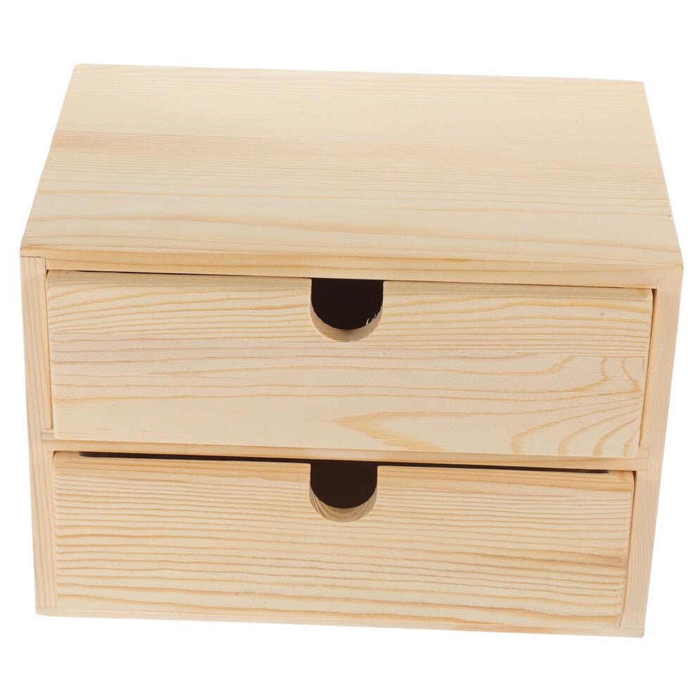 Box Desk Organiser with Portable Storage Drawers, Multi-Compartment Holder for Office, Makeup, and Jewellery