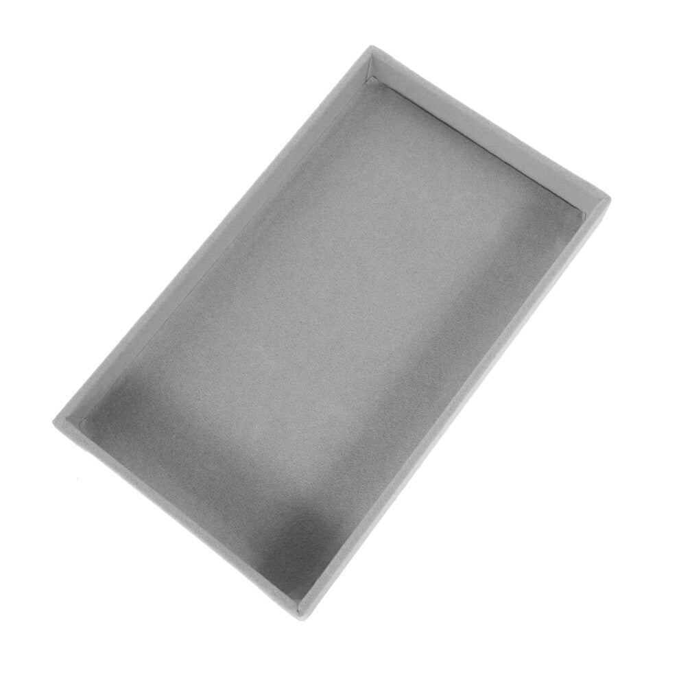 Velvet Jewelry Organizer Tray - Stackable Storage Solution for Rings, Earrings, and Bracelets for Dressers