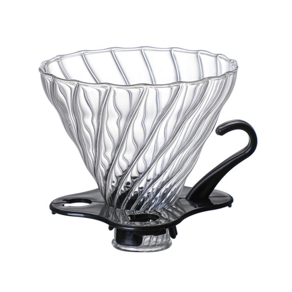 Coffee Dripper 1-4 Cups, Reusable Coffee Filter Made of Heat-Resistant Glass, Pour-Over Coffee Maker