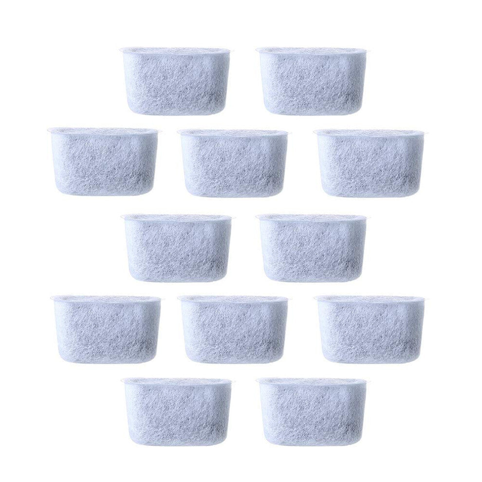 Coffee Activated Carbon Filter 12 Pack Non-Woven Water Filter Compatible with Cuisinart Coffee Makers for Impurity Removal