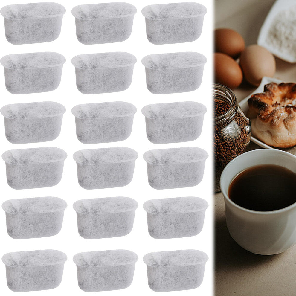 Activated Carbon Filter 15-Pack for Klarstein Cuisinart Coffee Machines, Non-Woven Replacement Water Filter, Compatible Size