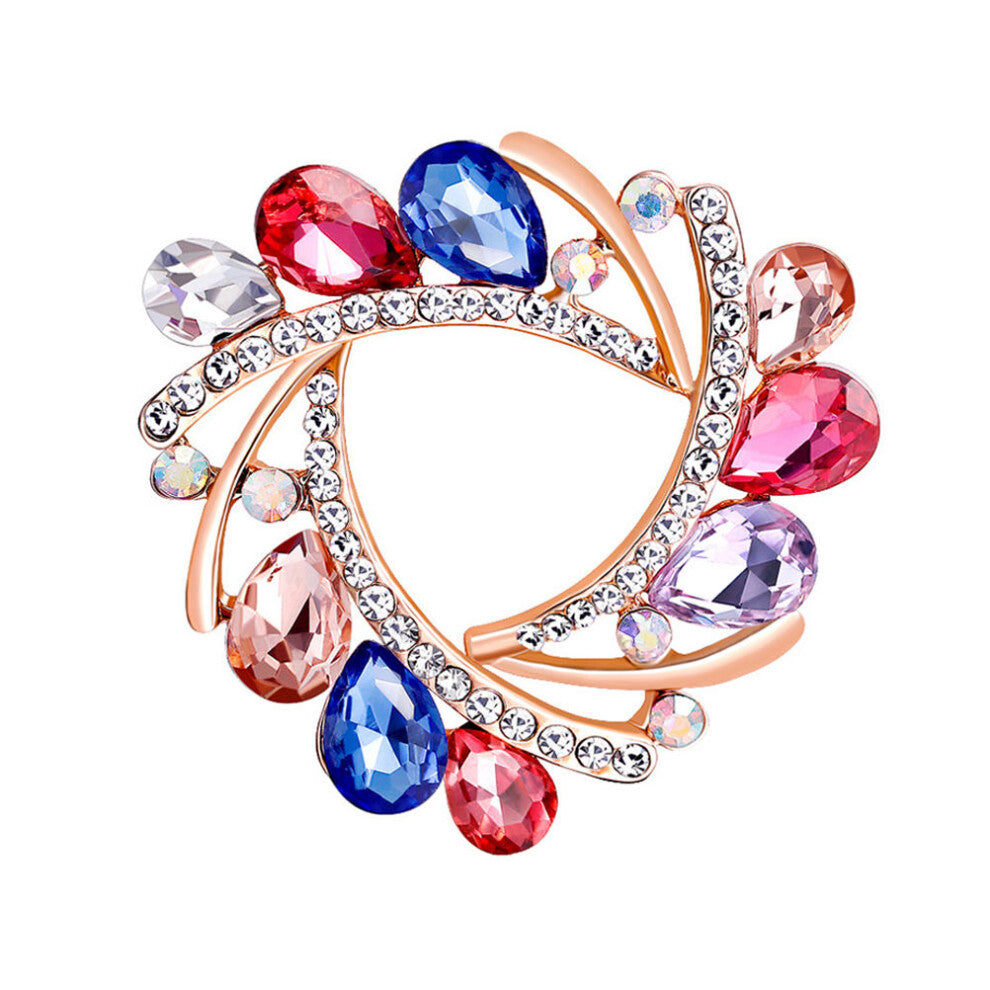 1 X Elegant Brooch Beautiful Petal Brooch (Assorted Colours)