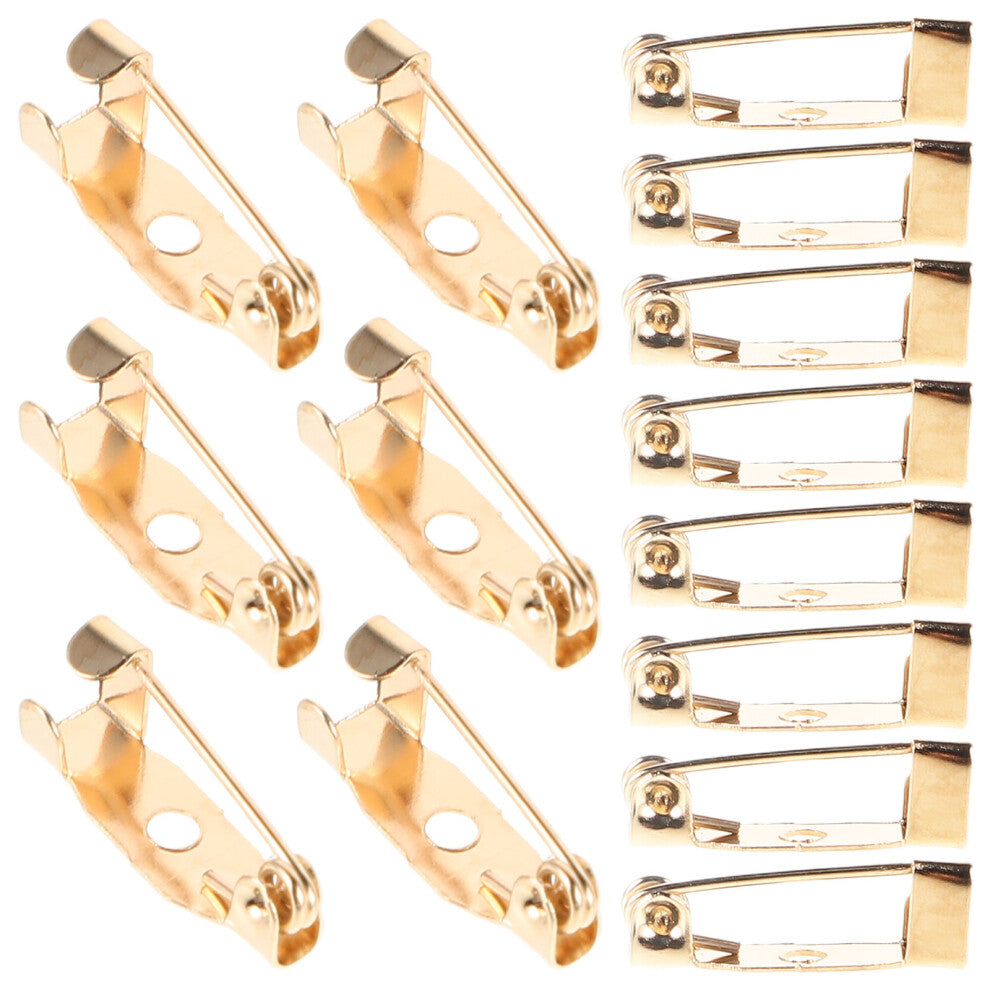 100pcs Diy Jewelry Brooches Pin Iron For Clothing Accessories