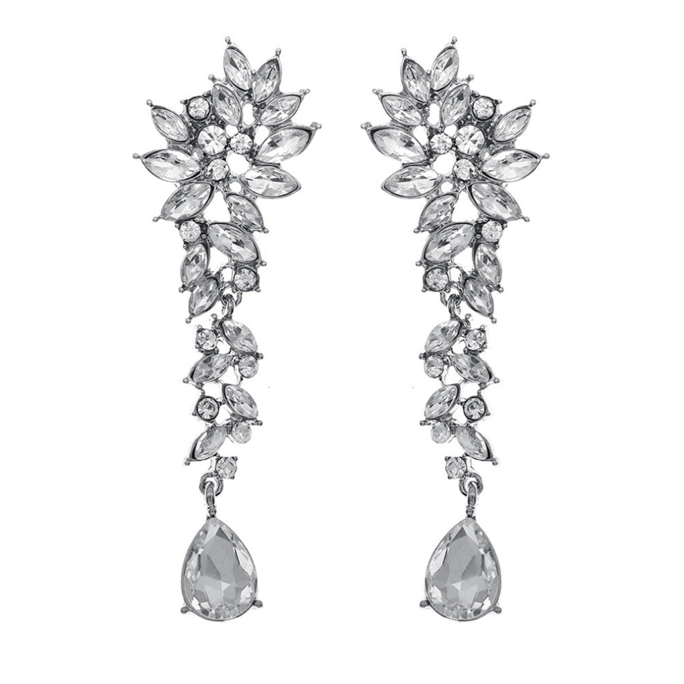 Banquet Ear Accessories Rhinestone Party Earrings Daily Life