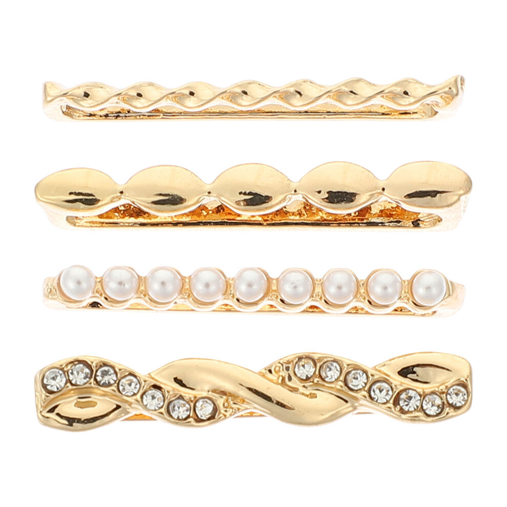 4pcs Strap Accessories Alloy Diamond Bead