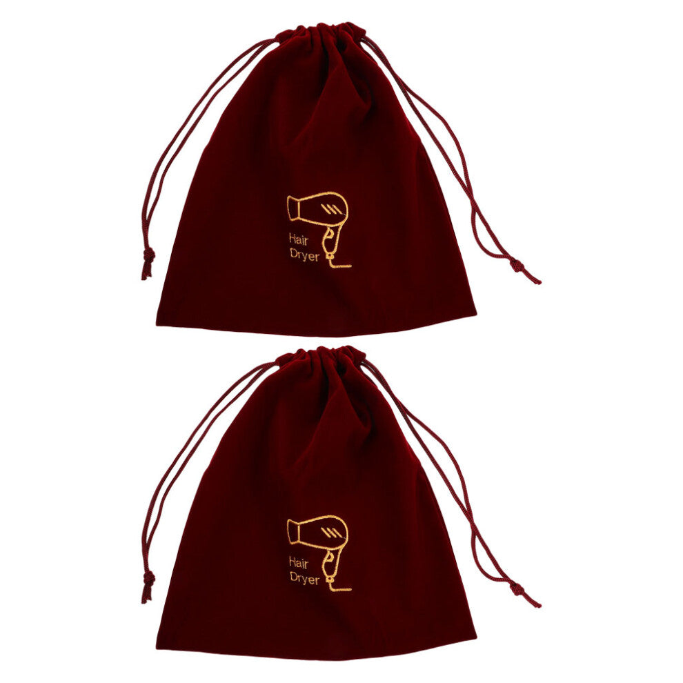2pack Hair Dryer Bag Cloth Offering Versatile Use For Women's