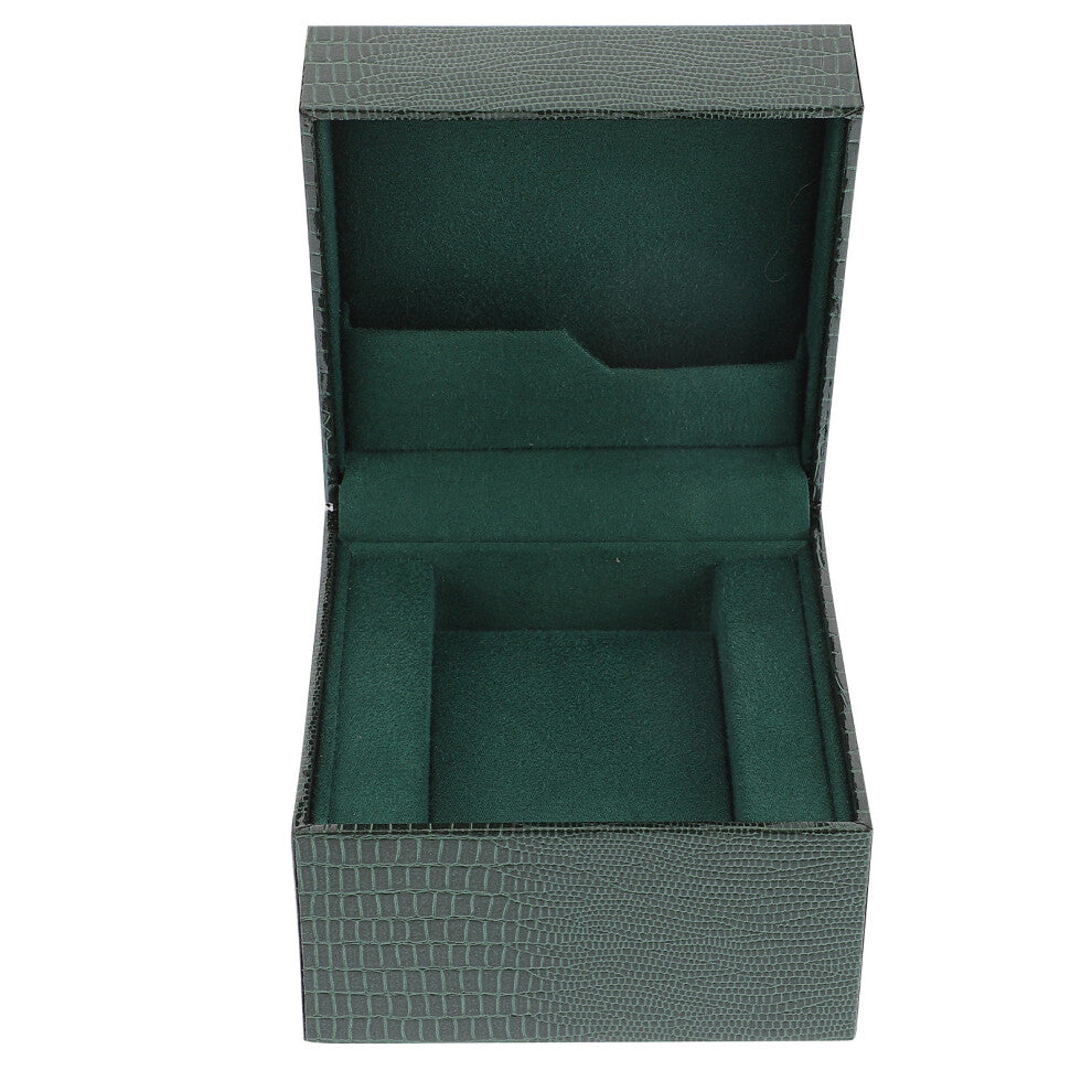 Box Plastic Watch Display Case Green Watches Holder Watch