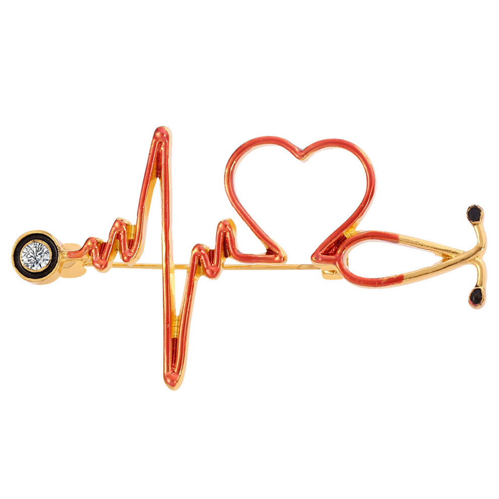 Girl Accessories Stethoscope Brooch Fashion Sweater Accessory