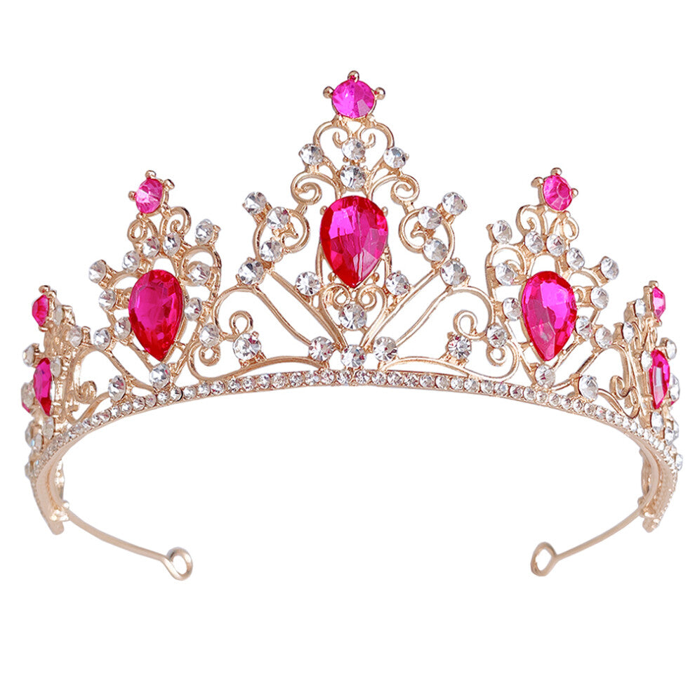 Crystal Crown Wedding Hair Jewelry Engagement Banquet