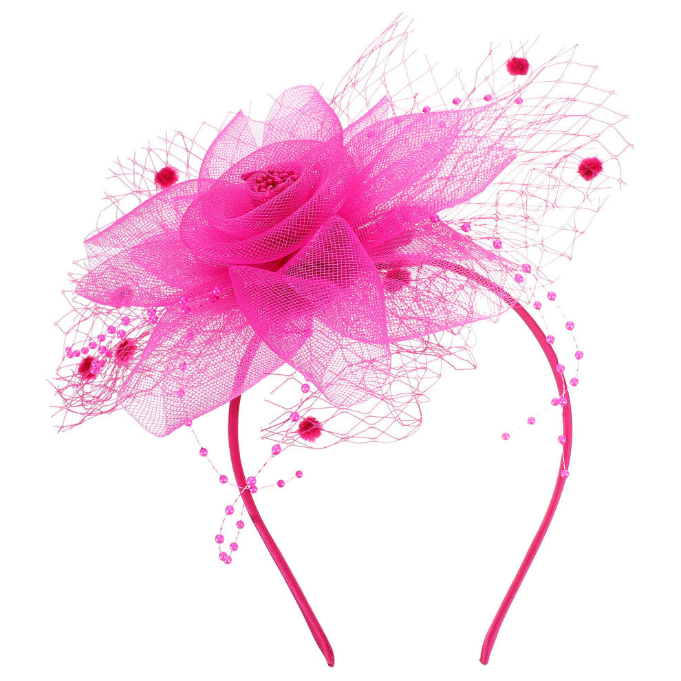 Mlins Tiara Mesh Headdress Veil Hairpin Accessories Bridal ( ) Bride