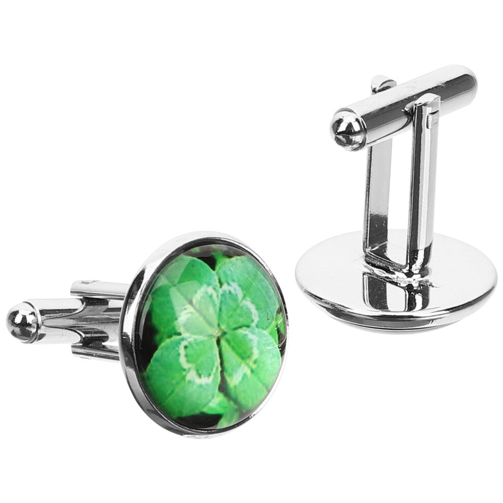 2pcs Cufflinks Metal Bridegroom Accessories Shirt