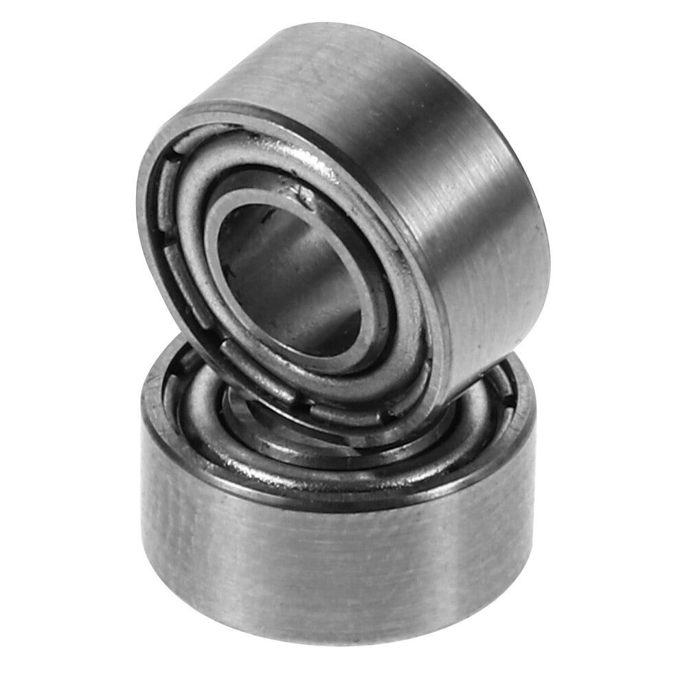 Raindrops Deep Groove Ball Bearings For Watches Silver Steel 2set